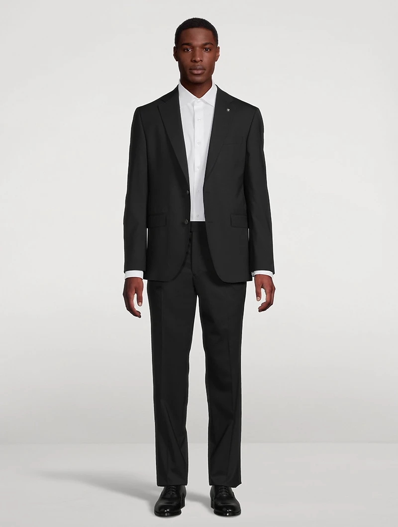 Wool Stretch Two-Piece Suit