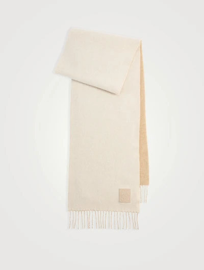 Wool And Cashmere Two-Sided Scarf