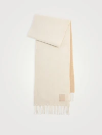 Wool And Cashmere Two-Sided Scarf