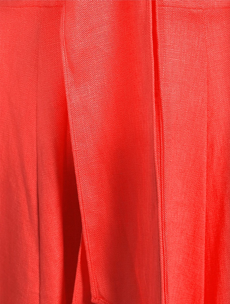 Crush Tie-Front Midi Dress