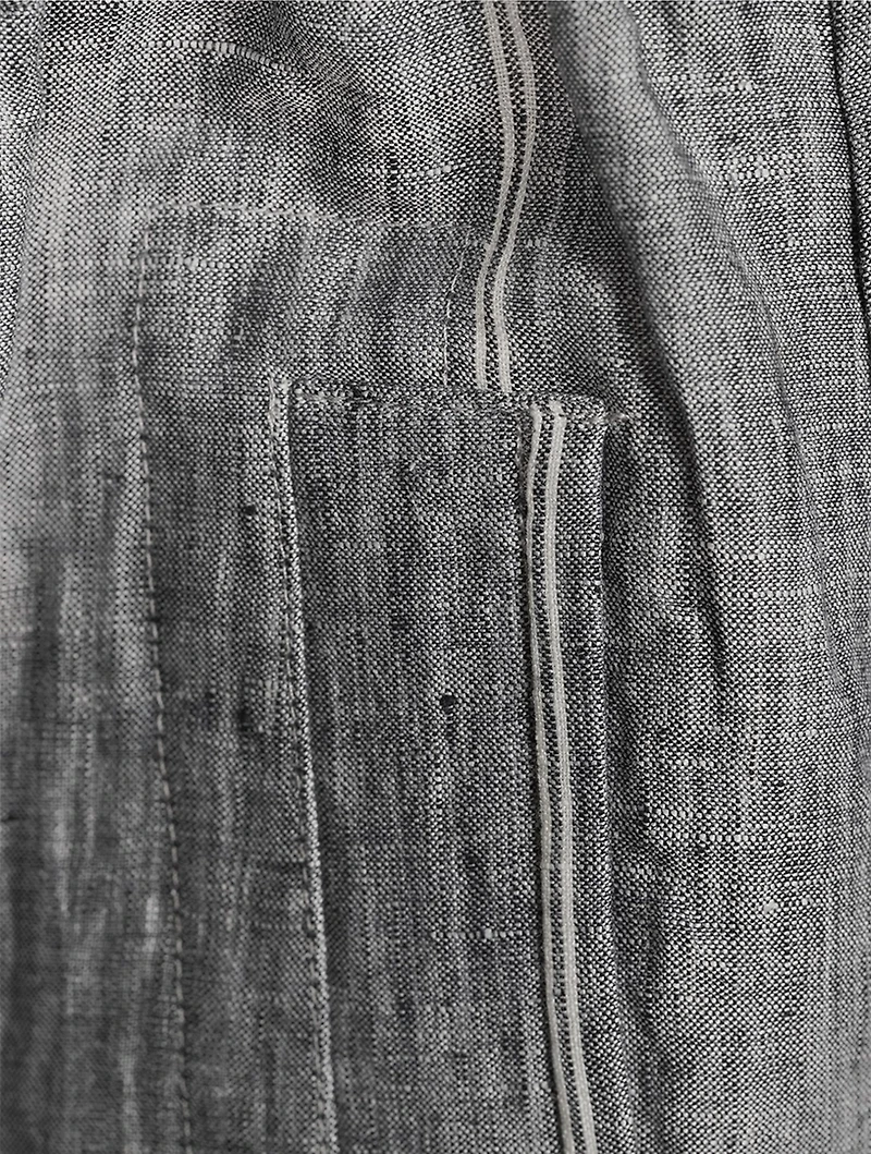 Striped Linen Shorts