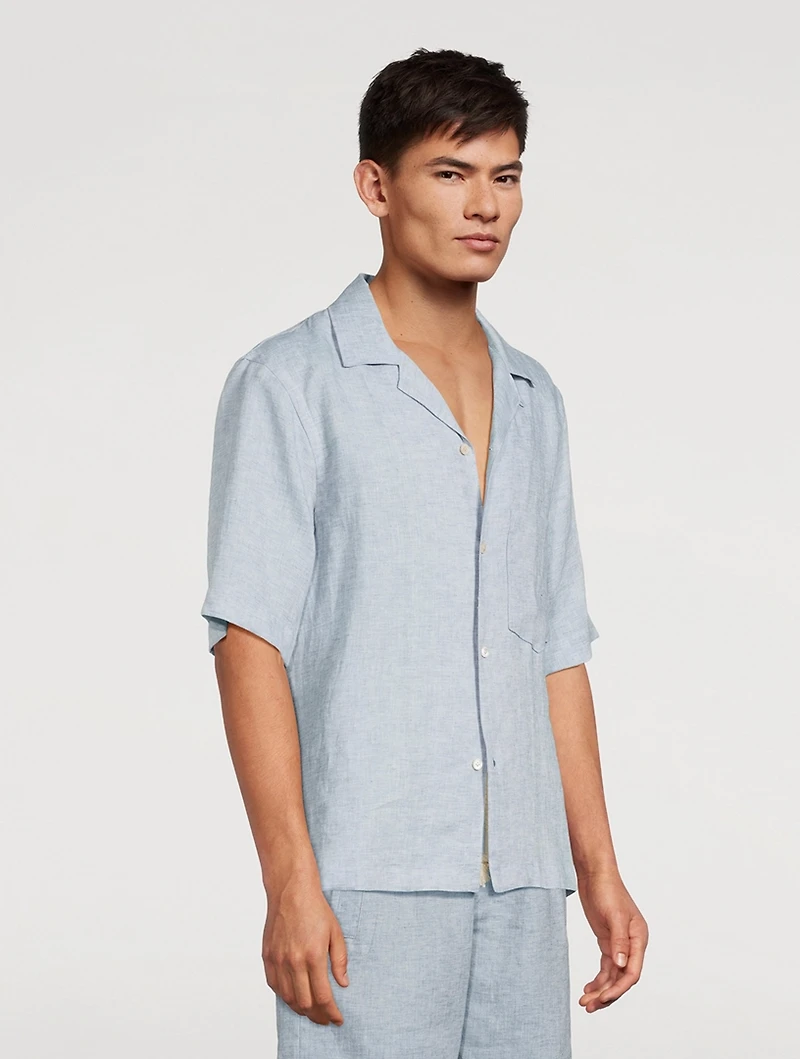 Linen Camp Shirt