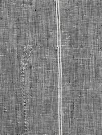 Striped Linen Camp Shirt