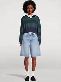 The Half-Pipe Denim Bermuda Shorts