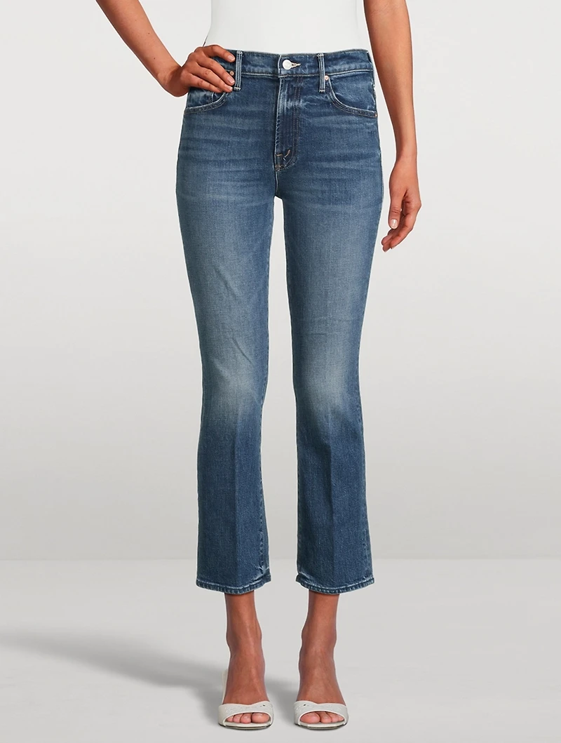 The Insider Bootcut Cropped Jeans