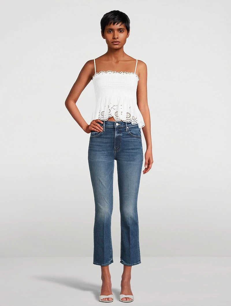 The Insider Bootcut Cropped Jeans
