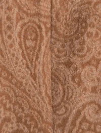 Paisley Jacquard Double-Breasted Coat