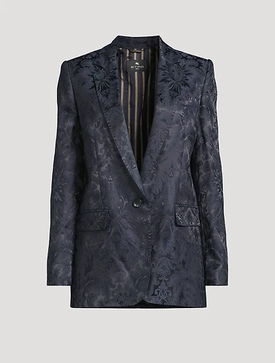 Paisley Jacquard Blazer