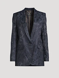 Paisley Jacquard Blazer