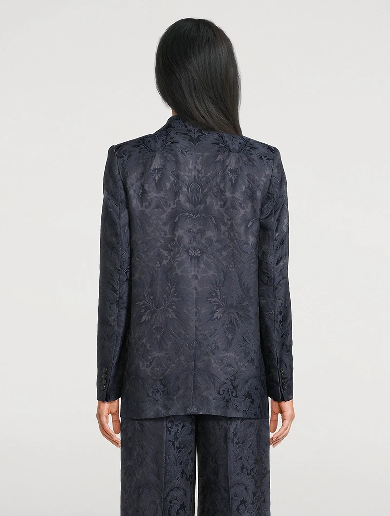 Paisley Jacquard Blazer