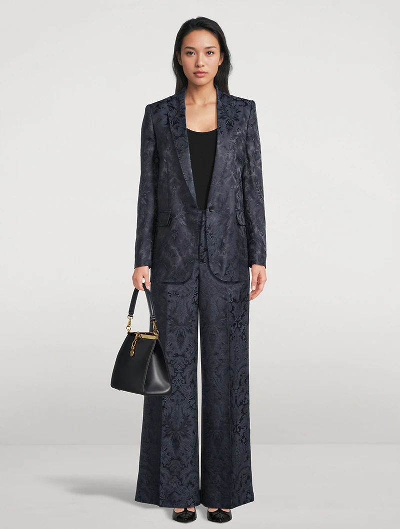 Paisley Jacquard Blazer