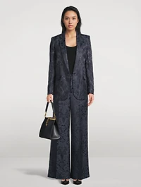 Paisley Jacquard Blazer