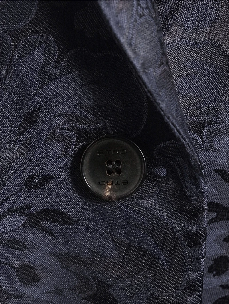 Paisley Jacquard Blazer
