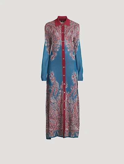 Jacquard Cardigan Dress