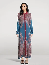 Jacquard Cardigan Dress