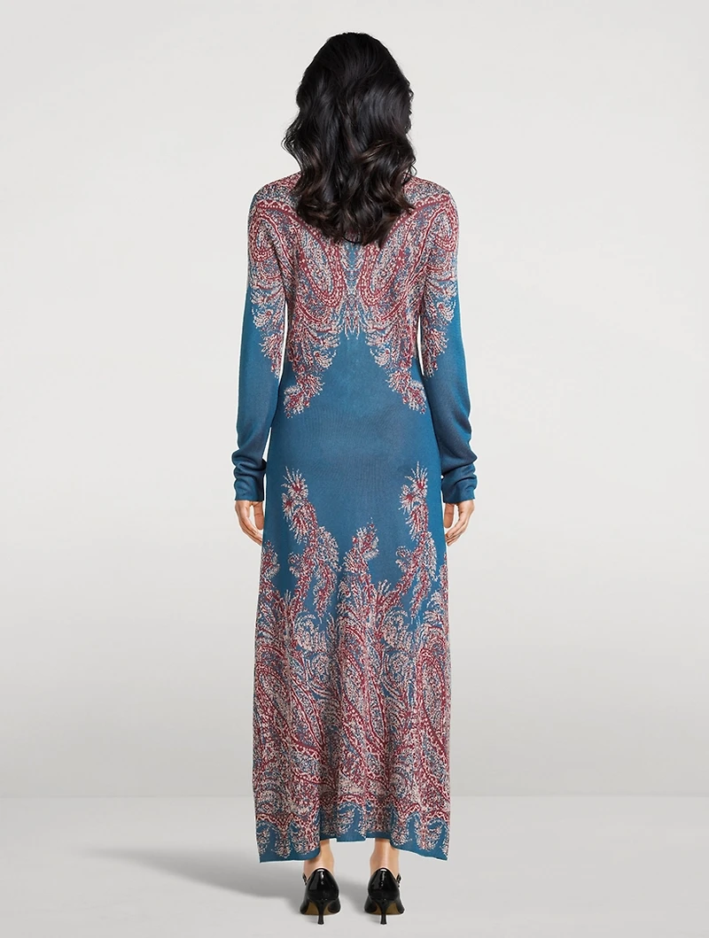 Jacquard Cardigan Dress