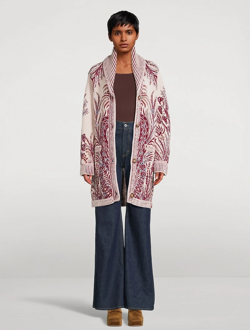 Jacquard Cardigan