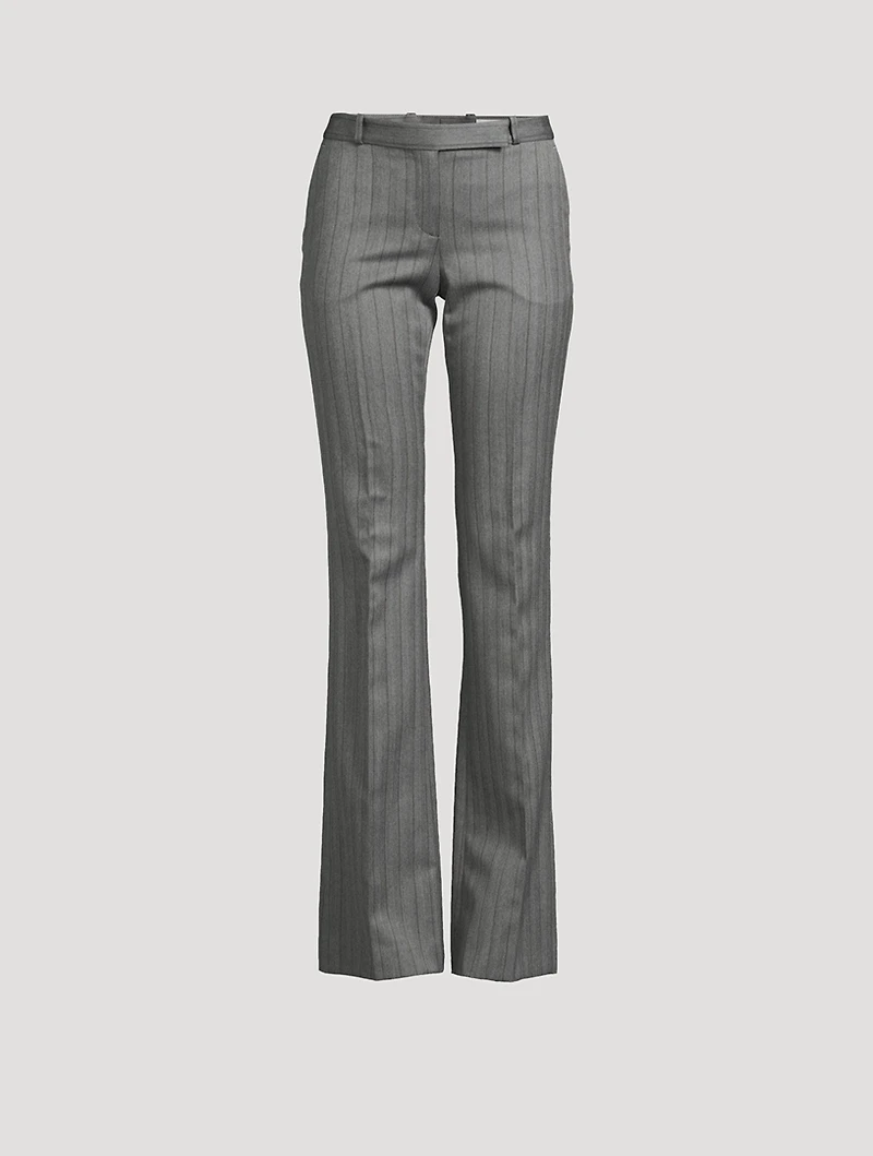 Bumster Herringbone Wool Trousers
