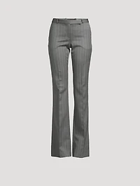 Bumster Herringbone Wool Trousers