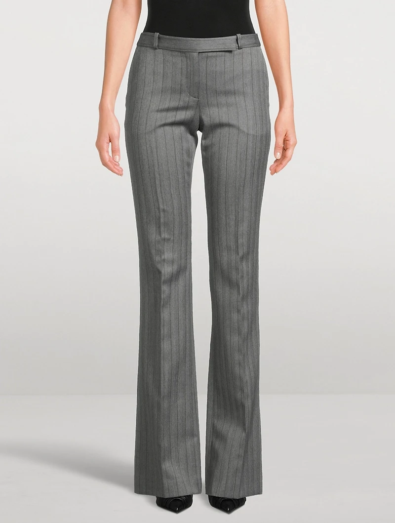 Bumster Herringbone Wool Trousers