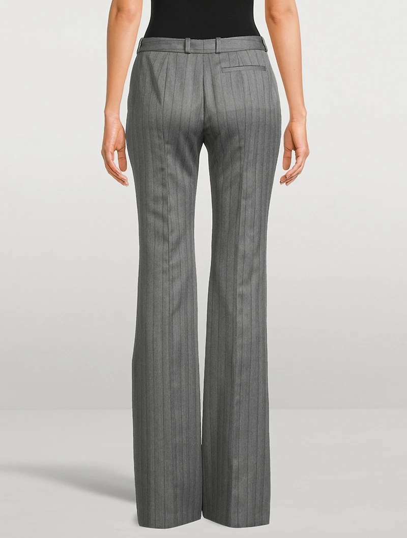 Bumster Herringbone Wool Trousers
