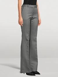 Bumster Herringbone Wool Trousers