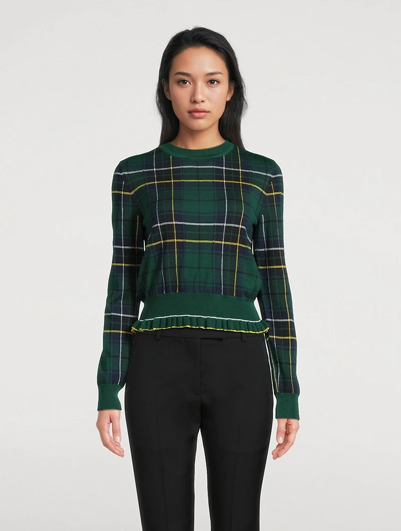 Tartan Wool Sweater