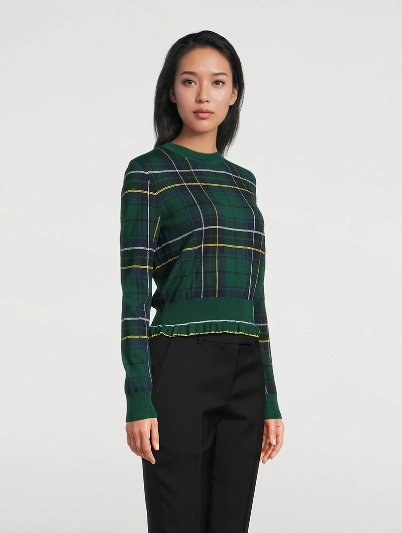 Tartan Wool Sweater