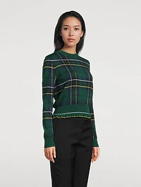Tartan Wool Sweater