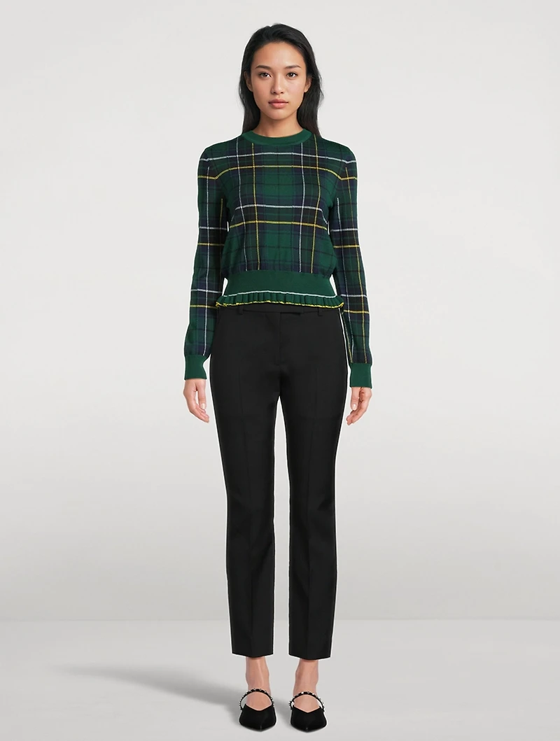 Tartan Wool Sweater