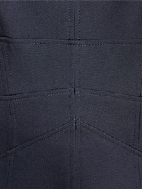 Puff-Shoulder Mini Dress
