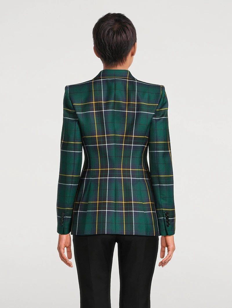 Tartan Wool Blazer
