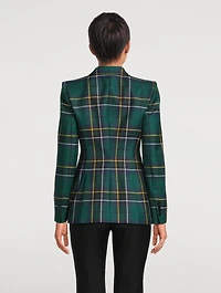Tartan Wool Blazer