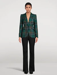 Tartan Wool Blazer