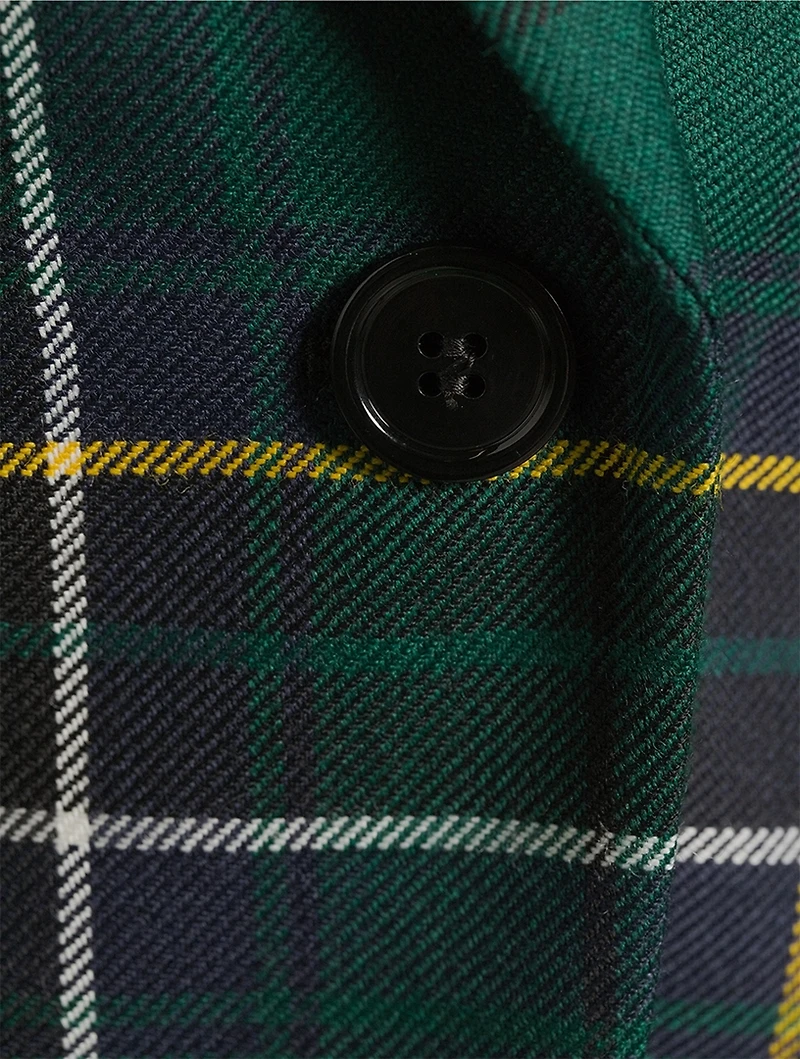 Tartan Wool Blazer