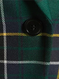 Tartan Wool Blazer