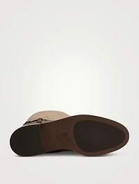 Suede Riding Boots