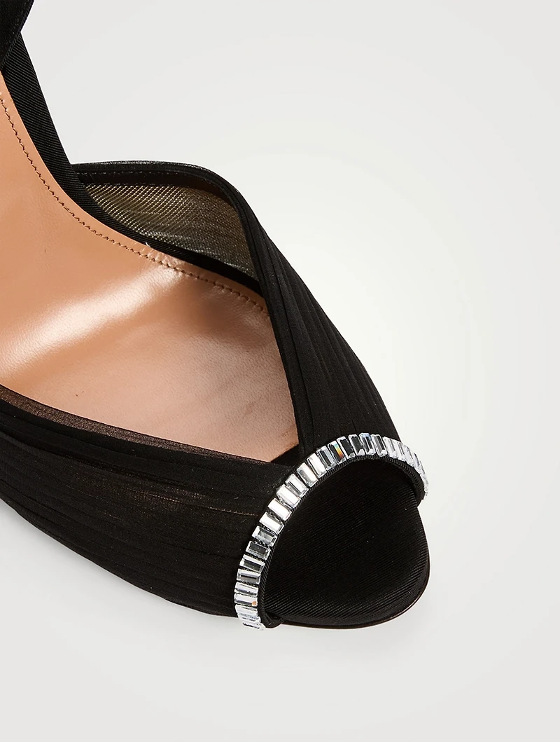 Be Mine Embellished Chiffon Sandals