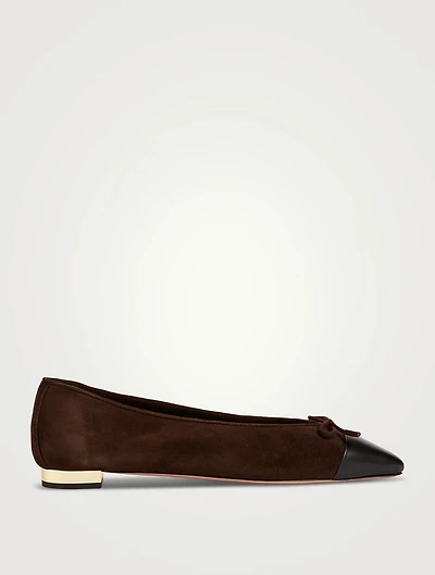 Gioia Suede Ballet Flats
