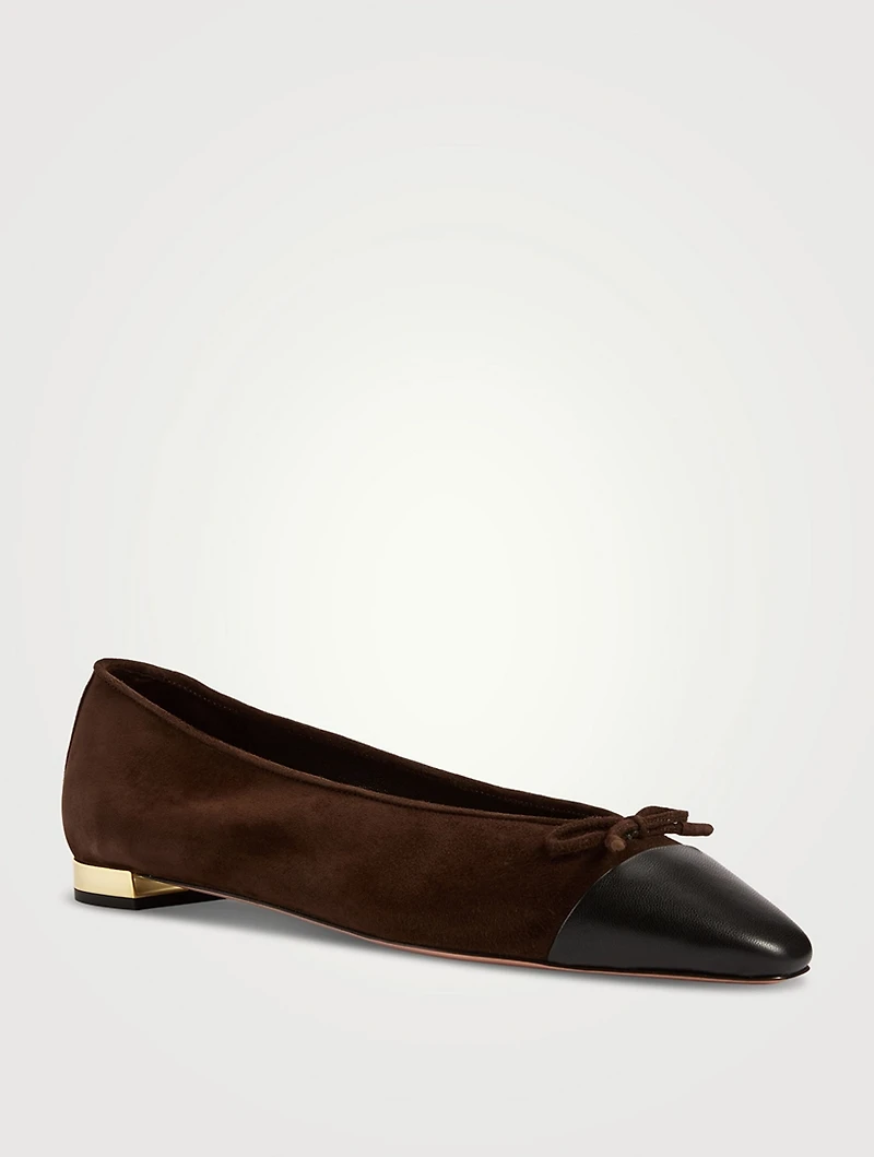 Gioia Suede Ballet Flats