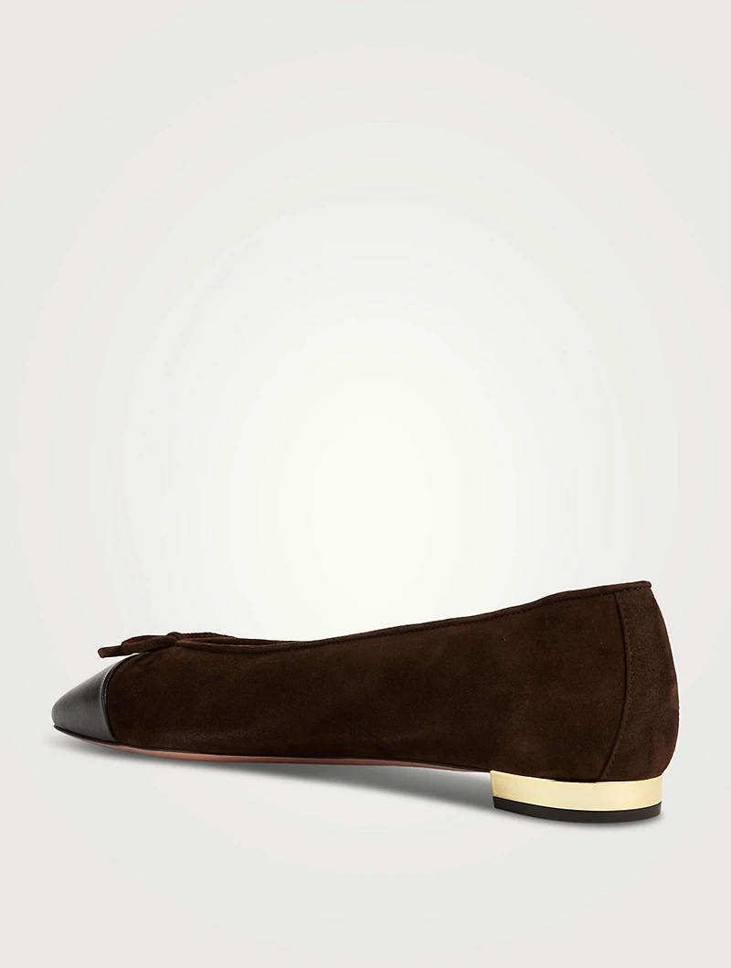 Gioia Suede Ballet Flats