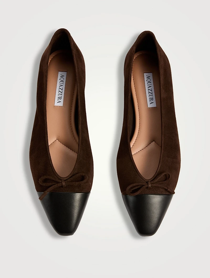 Gioia Suede Ballet Flats