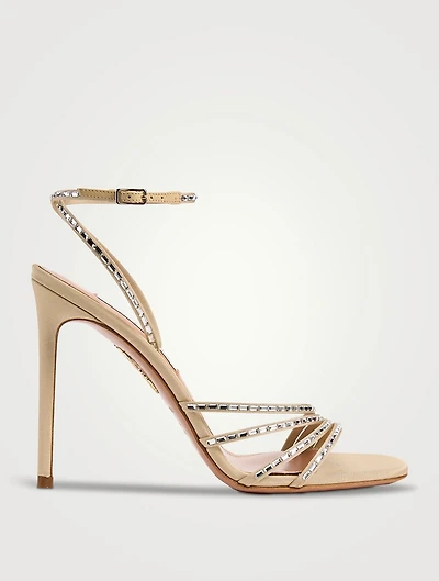 Mistica Embellished Grosgrain Sandals