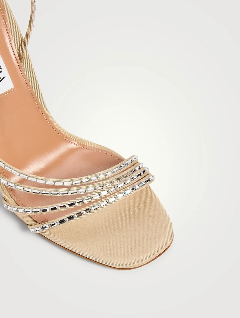 Mistica Embellished Grosgrain Sandals
