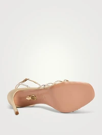 Mistica Embellished Grosgrain Sandals