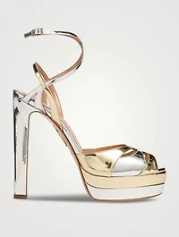 Moves Metallic Platform Sandals
