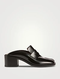 Tabi Leather Loafer Mules