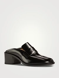 Tabi Leather Loafer Mules