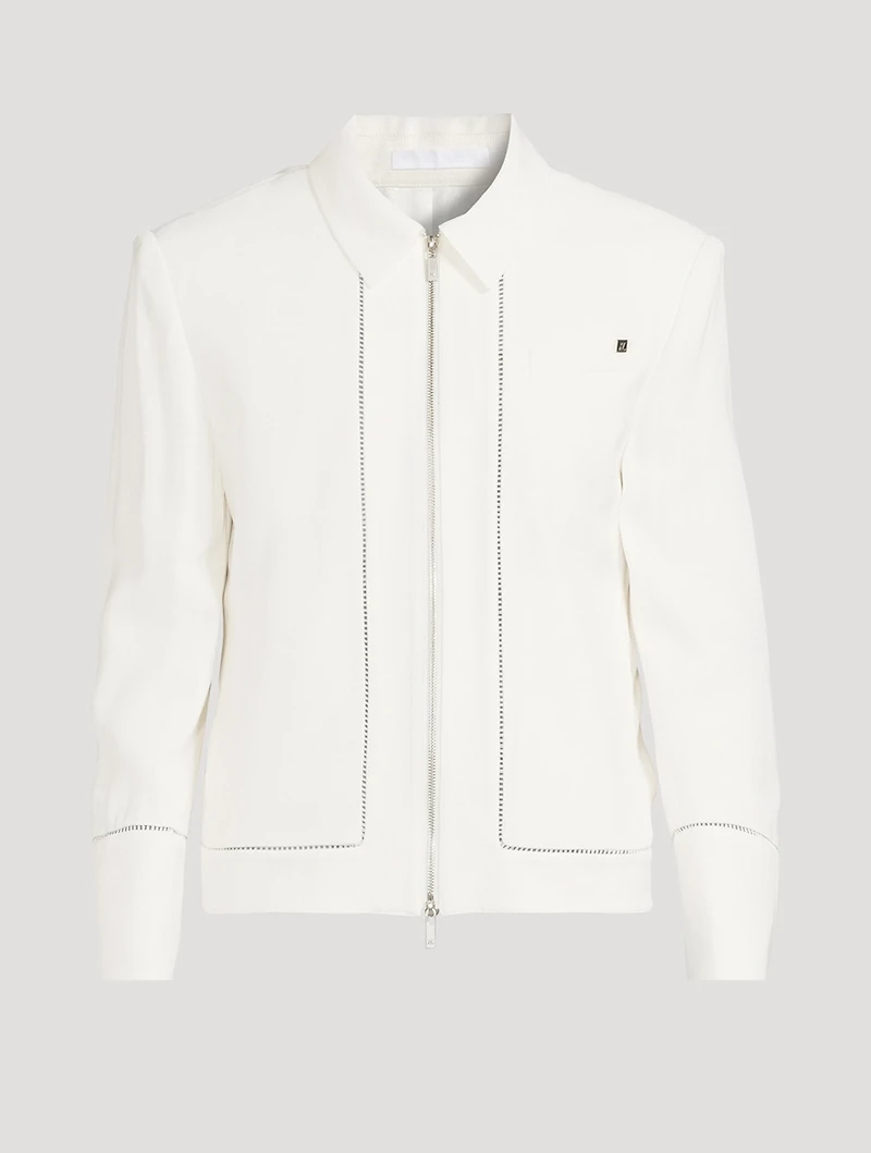 Border Zip Jacket