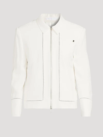 Border Zip Jacket